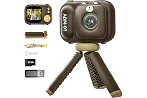 Snowall Kids Camera with Tripod,Christmas Birthday Gifts for Girls/Boys Age 3-9yr,Cute Portable Little Girls/Boys Gifts Kids Camera Toys for 3-12 Year Old Boys/Girls,Selfie Camera for Kids