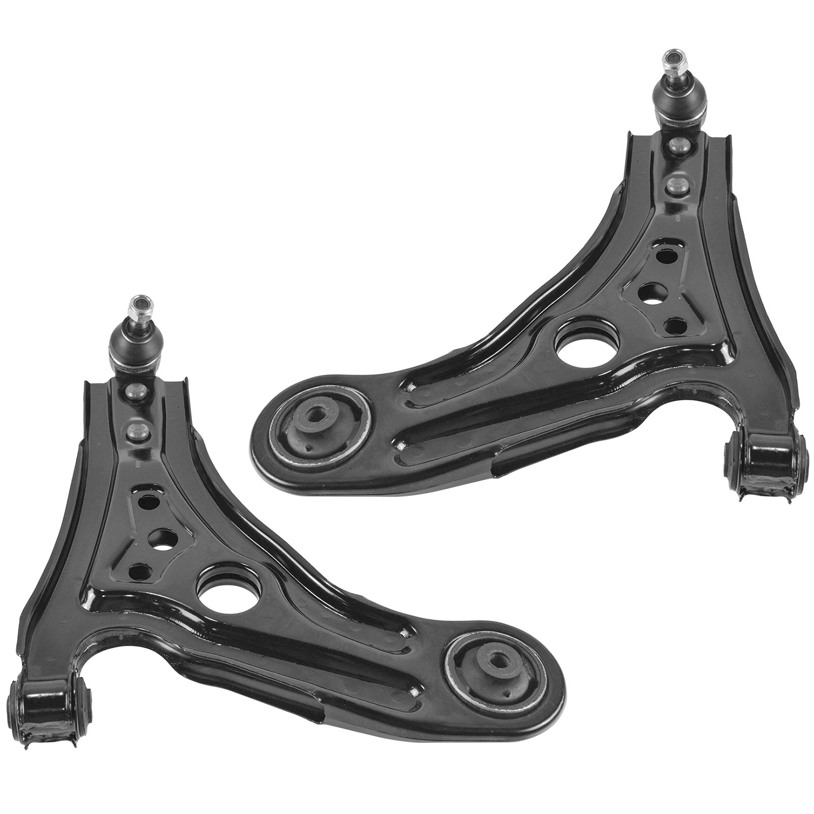 TRQ Front Lower Control Arm with Ball Joint Set Compatible with 2004-2011 Chevrolet Aveo 2007-2011 Aveo5 2009-2010 Pontiac G3 Image