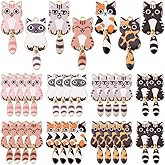 PH PandaHall 28pcs 7 Colors Enamel Cat Charms with Swinging Tails, Cute Kitten Pendants Animal Pet Dangle Charms Alloy Enamel Pendants for Necklace Bracelet Earrings Keychain DIY Craft Jewelry Making