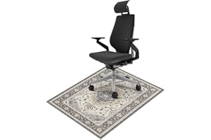 Vicwe Office Chair Mat for Hardwood Floor & Tile Floor, 36"x48" Desk Chair Mat Rug for Rolling Chairs, Anti-Slip Computer Gaming Chair Mat, Low Pile Carpet Floor Mat