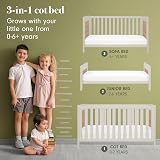 Tutti Bambini Alba 3-in-1 Cot Bed 0-4 Years 120x60 cm Sand Oak view 3