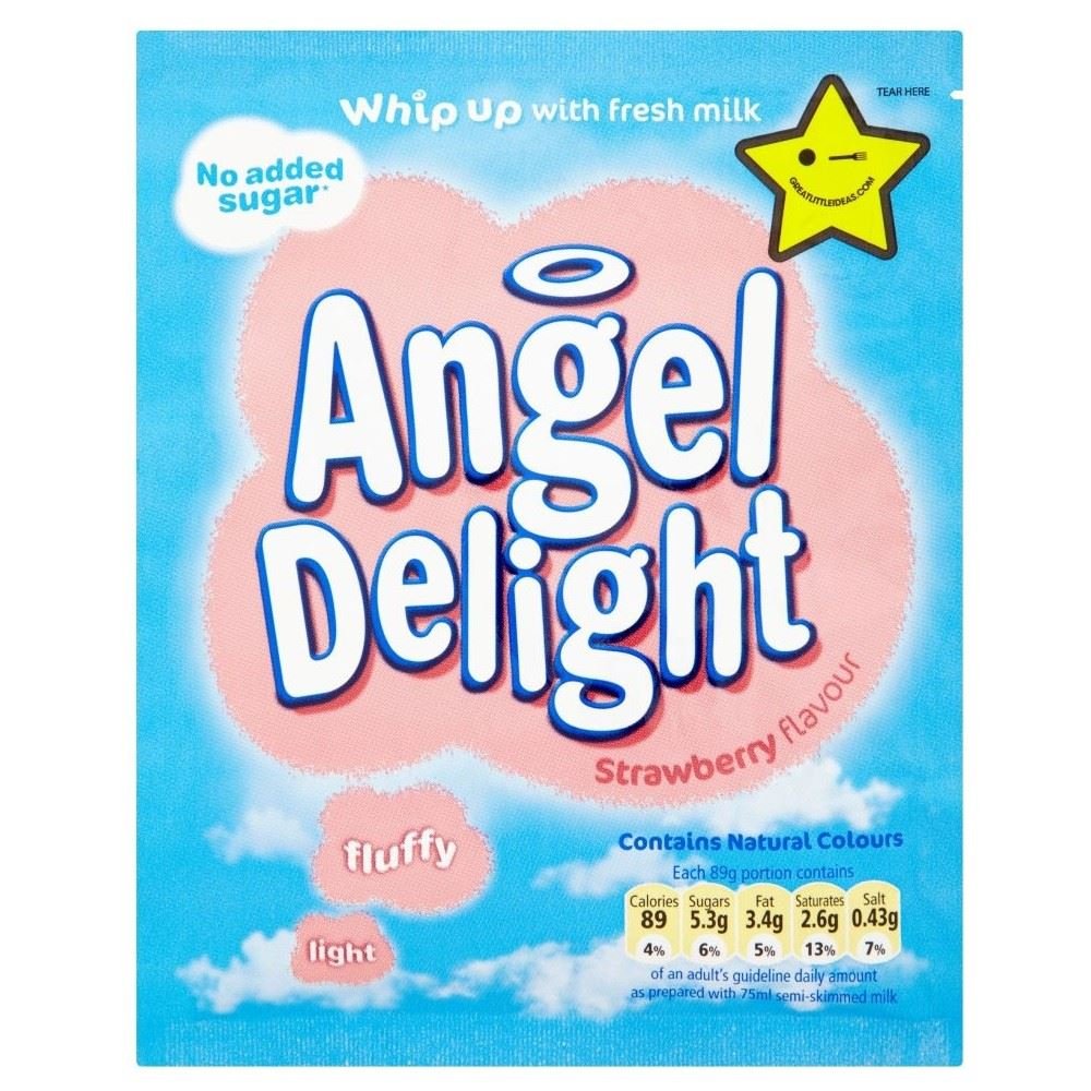 Angel Delight No Added Sugar Strawberry (47g) Amazon.co.uk Grocery