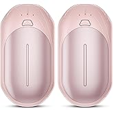 AI Hand Warmers Rechargeable 2 Pack, AI Smart Chips Electric Hand Warmers, 20Hrs Long Safe Heat, Portable Pocket Heater, Gifts for Christmas, Outdoor, Hunting, Golf, Camping Accessories