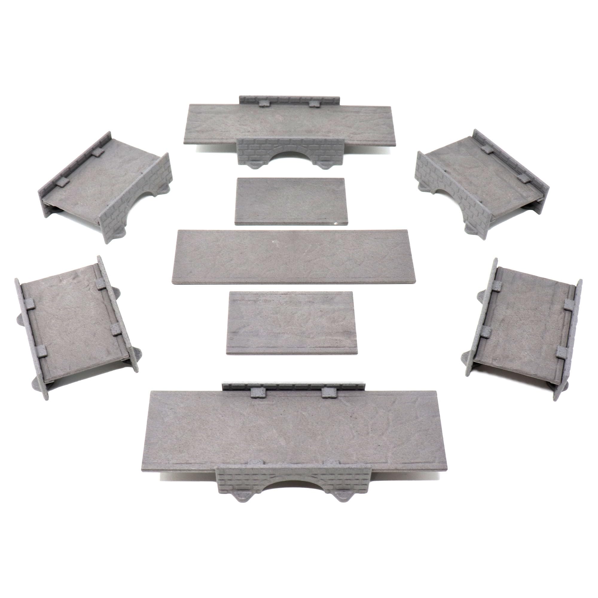 Dirt Cheap Dungeons Stone Bridges Kit TT RPG Terrain Building for Dungeons & Dragons, Pathfinder, War Gaming, and More!