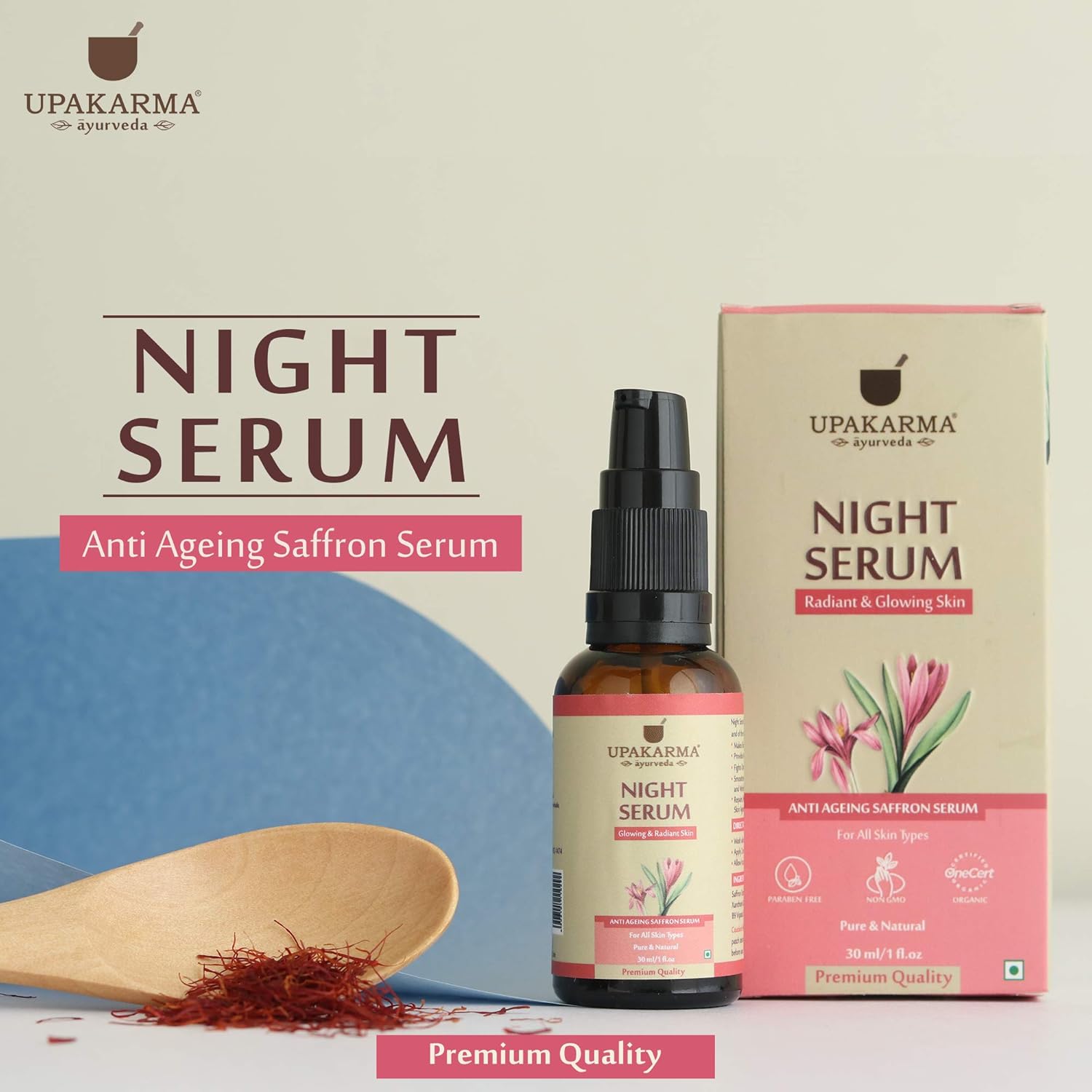 saffron night serum