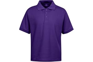 Premium Wear Boys School Uniform Short Sleeve Stain Guard Polo Shirt