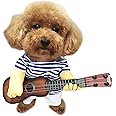NACOCO Pet Guitar Costume Dog Costumes Cat Halloween Christmas Cosplay Party Funny Outfit Clothes (M)