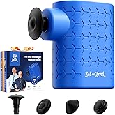 BOB AND BRAD P5 Mini Massage Gun – Travel Size Deep Tissue Percussion Massager for Pain Relief & Recovery, FSA-HSA Eligible, Quiet Handheld Massager with 3 Heads, Gift for Women & Men