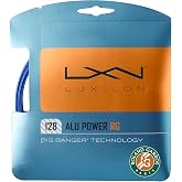 Luxilon Roland-Garros ALU Power 128 Tennis Strings - Set, Blue