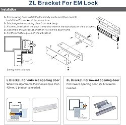 Z and L Bracket for 280KG 600LBS Holding Force