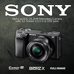 Sony Alpha a6400 24.2MP Mirrorless Camera with