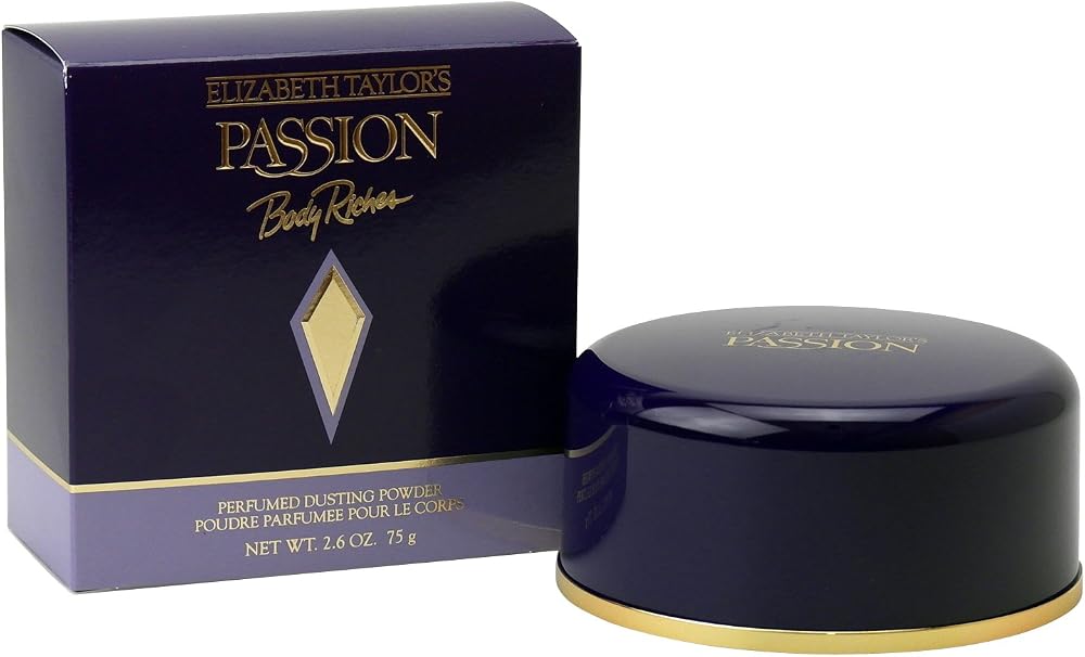 Elizabeth Taylor Passion Perfumed Dusting Powder 75g Women's Fragrance