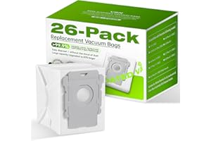 VBN 26 Pack Vacuum Bags for iRobot Roomba i & s & j Series Clean Base, Fit i3 i3+ i4 i4+ i5 i5+ i6 i6+ i7 i7+ i8 i8+ j7 j7+ s9 s9+, Automatic Dirt Disposal Bags