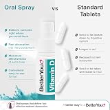 BetterYou Vitamin D3 4000 IU Oral Spray 3-Month Supply Peppermint UK Made view 4