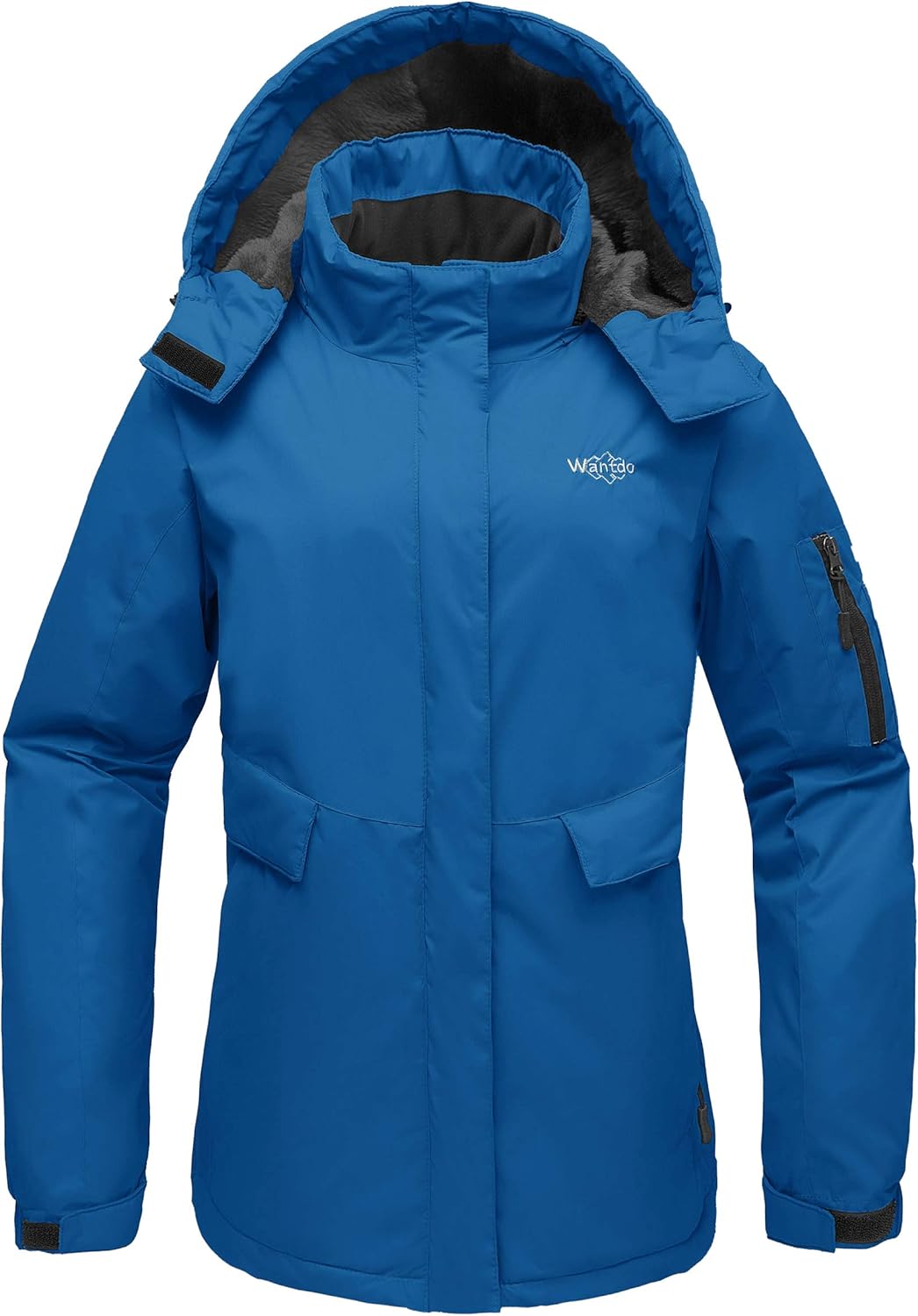 Wantdo Women's Mountain Hiking Jacket Outdoor Windproof Ski Jacket