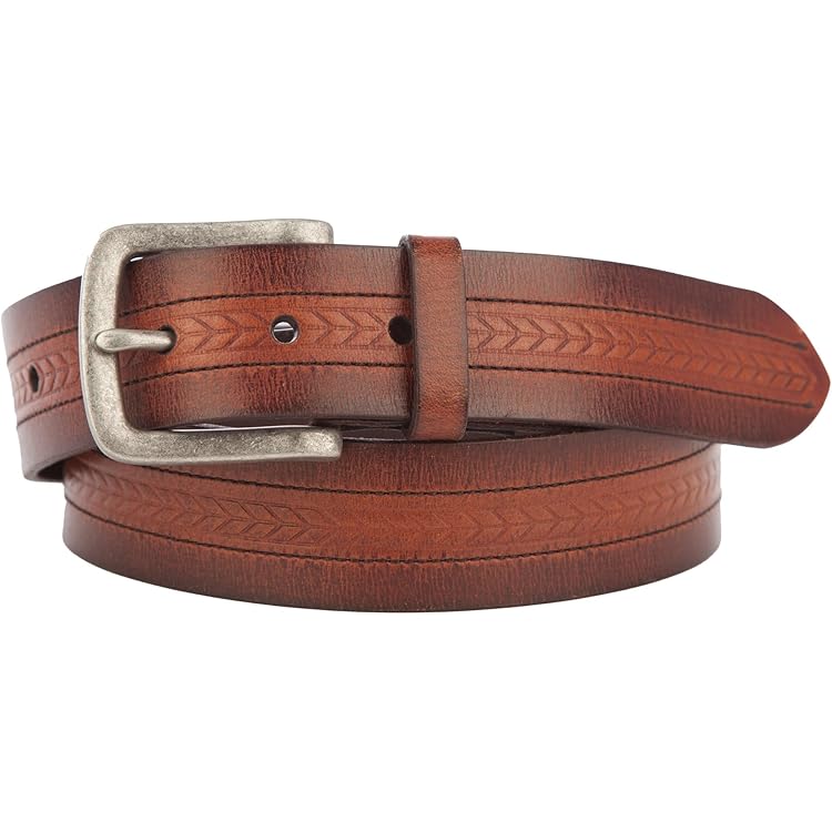 Genuine Vintage Retro Circle Studded Leather Belt