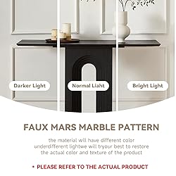 LKTART 47" MDF Console Table for Entryway, Narrow