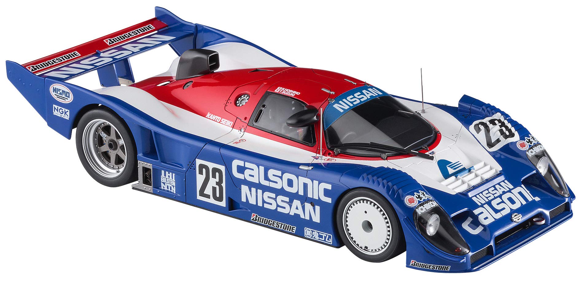 Hasegawa 1:24 Calasonic Nissan R91CP Model Kit - 124 Parts, Paints, Glue & Instructions - Ages 8+