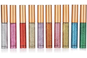 Glittering Metal Gloss 10 Color Waterproof Shimmer High Pigment Long Lasting Silver Gold Metallic Nail Polish
