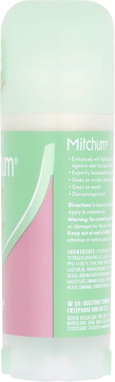 Mitchum Women Triple Odor Defense 48HR Protection Stick Deodorant & Anti-Perspirant, Powder Fresh, 41 g, white, 41 g (Pack of 1) - Image 4