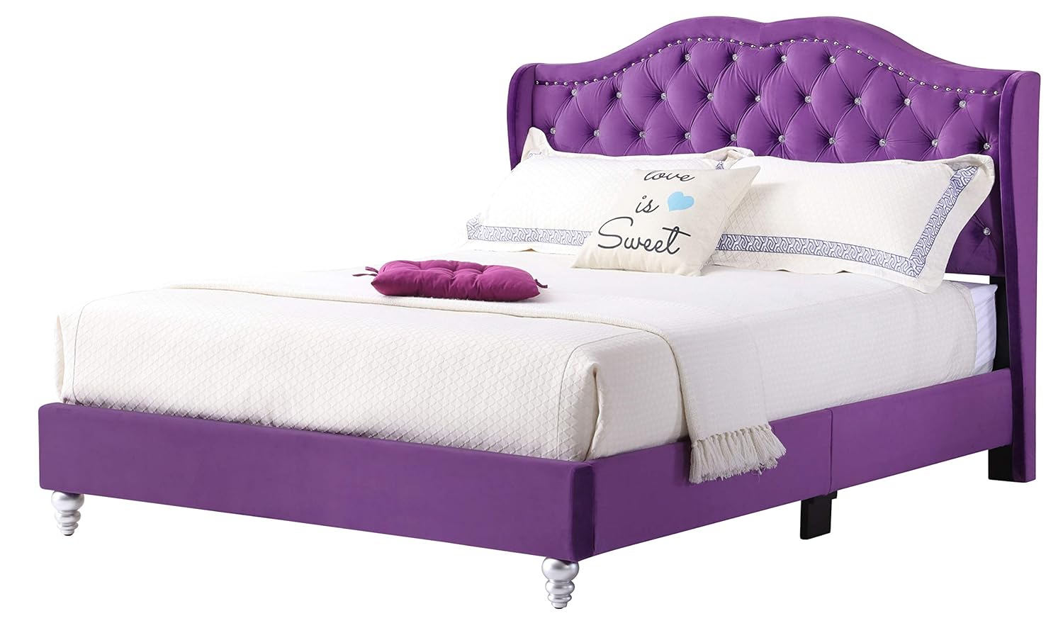 Best Full Size Bed Frame Purple