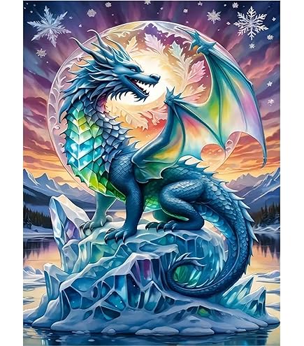 Lot De 6 Kits De Peinture Diamant 5D Pour Adultes, Kit D'art Diamant 5D à Faire Soi-même, Points De Diamant Pour Décoration Murale, 30,5 X 40,6 Cm