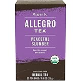 Allegro Tea, Organic Peaceful Slumber Tea Bags, 20 ct