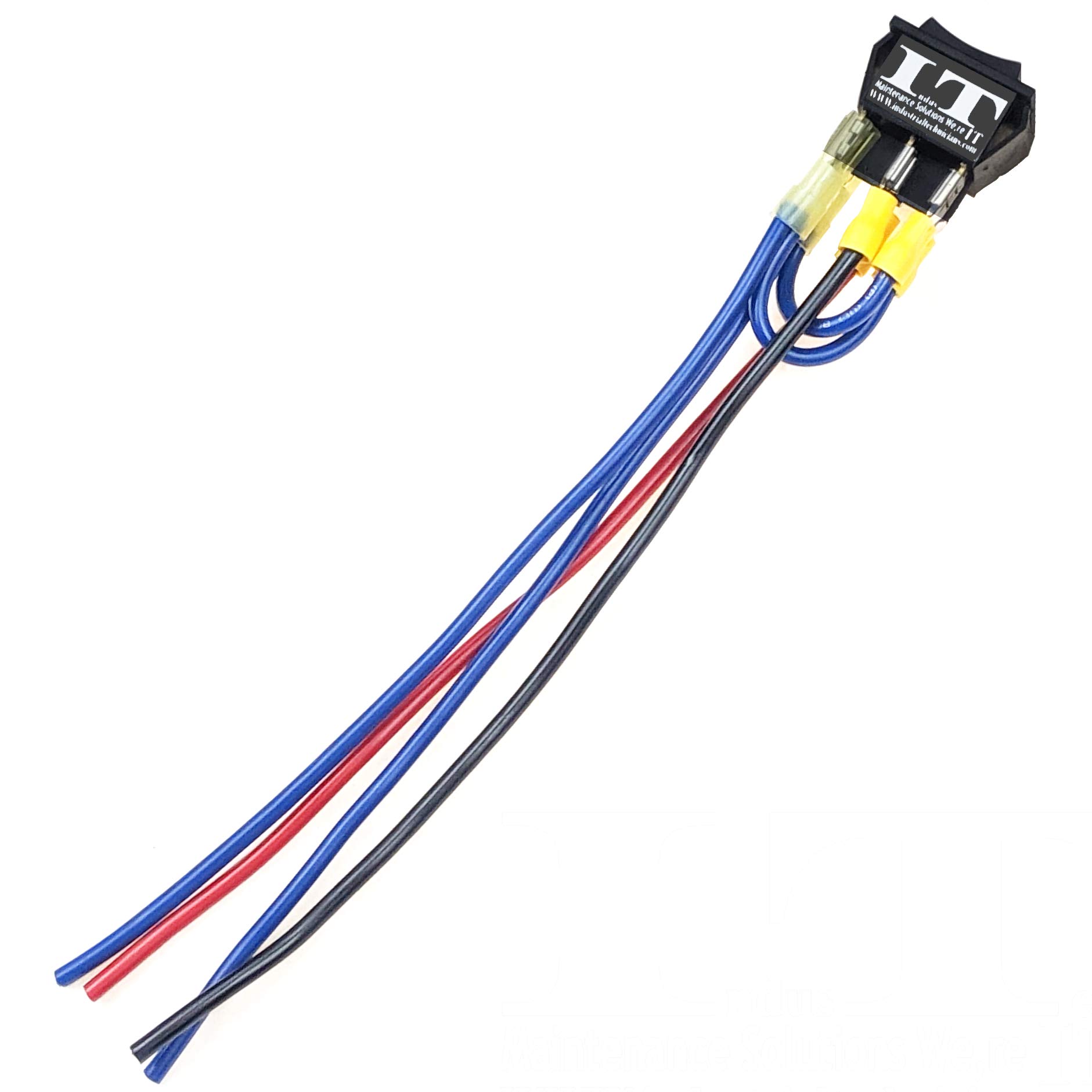 12V DC Motor Control Reversing Switch DPDT 20 Amp Rocker Switch - 6 Pin ...