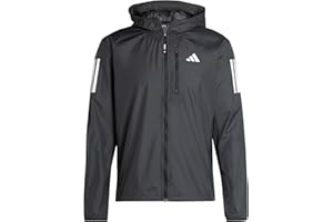adidas Men's Own The Run Jacket, Black, X-Large
