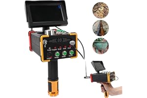 Metal Detector for Adults, Professional High Accuracy Gold Detector with Display Screen, 15m Detection Depth 1000m Range, for