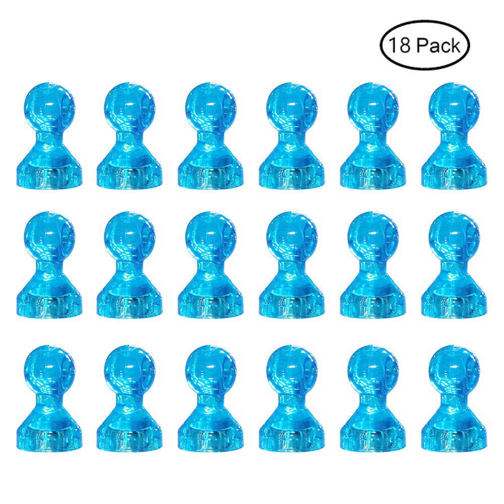 Ant Mag-Pack de 18 pasadores magnéticos transparentes, imanes ...