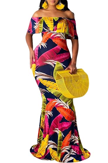 hawaiian evening long dresses