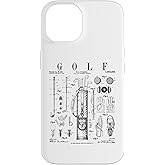Golf Club Golfer Old Vintage Patent Drawing Print Case for iPhone 14
