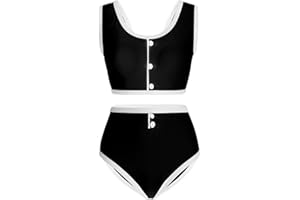 BENCENTI Bikini Set for Women Two Piece Swimsuit Rib Solid Color Sexy Triangle Swimwear Beachwear