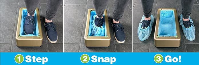 snap on shoe covers