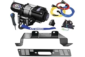KFI PRODUCTS KFI Combo Kit - U45-R2 4500lbs Winch, Mount Bracket, Wiring, Switches, Remote Kit - compatible with 2014-2018 Polaris 570 Ranger 4x4 - Midsize