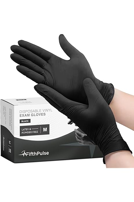 Hand Gloves Amazon Black Disposable Gloves AMMEX X3 Nitrile Gloves