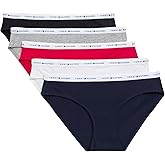 Tommy Hilfiger womens 5-pack Classic Cotton Logo Bikini