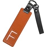 WEJOZEE Initial Monogram A-Z Keychain for Women Men, Initial Letter Pendant with Key Ring, Charms for Key Backpack Bag