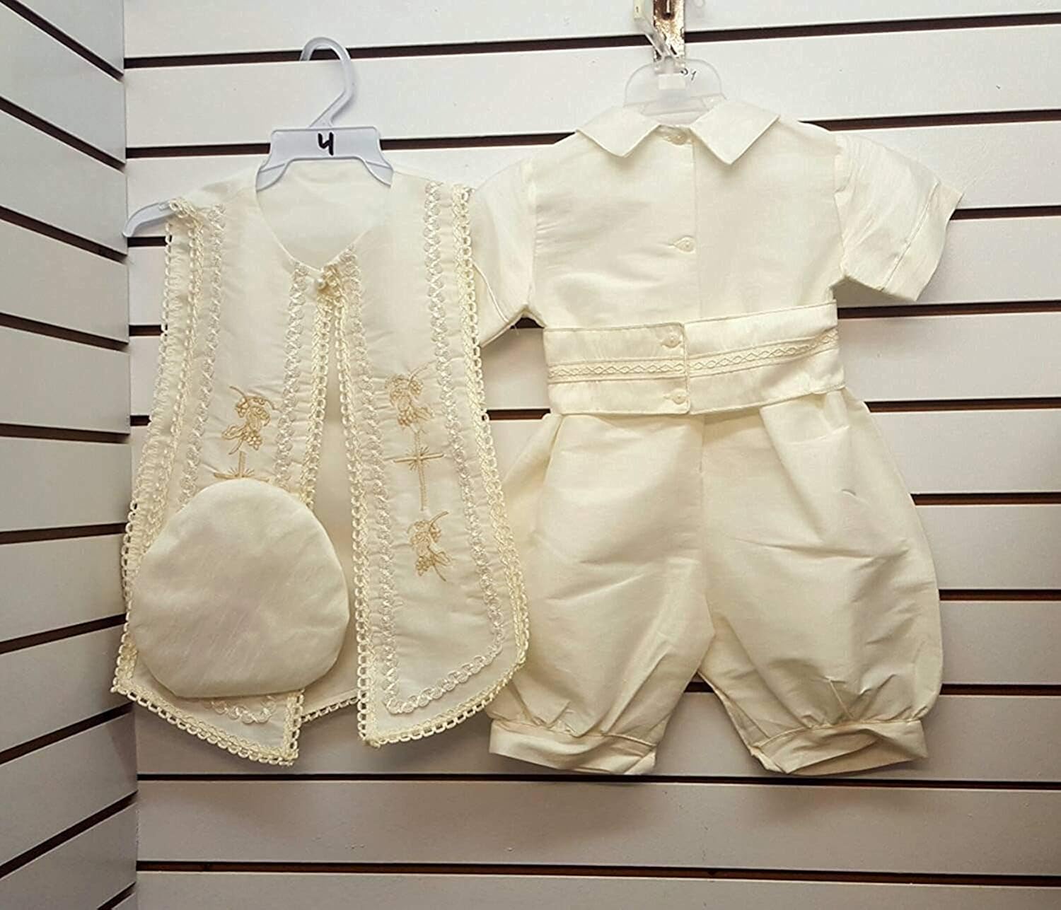 Abiti da battesimo per bimbo Bebè Maschietto Tutina ShineGown Abito da  Battesimo urban-earth.co.uk