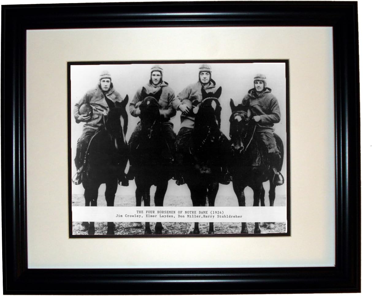11 By 14 Inch Legends Never Die Four Horsemen Of Notre Dame Framed Photo Collage Artwork Photos Ekoios Vn