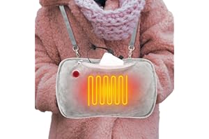 VANSMAGO Hand Warmers Rechargeable, Electric Heated Gloves with Rechargeable Batteries 3 Levels 7.6V Fast Heating Handwarmer Pouch for Women Men Kids Winter Hiking Camping Hunting Skiing Outdoor Sports Working