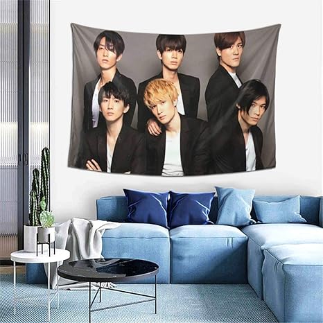 Amazon Co Jp Sixtones 壁掛けタペストリー マイクロファイバー ホーム装飾 模様替え リビングルーム ベッドルーム 部屋 おしゃれ 装飾 タペストリー ホビー