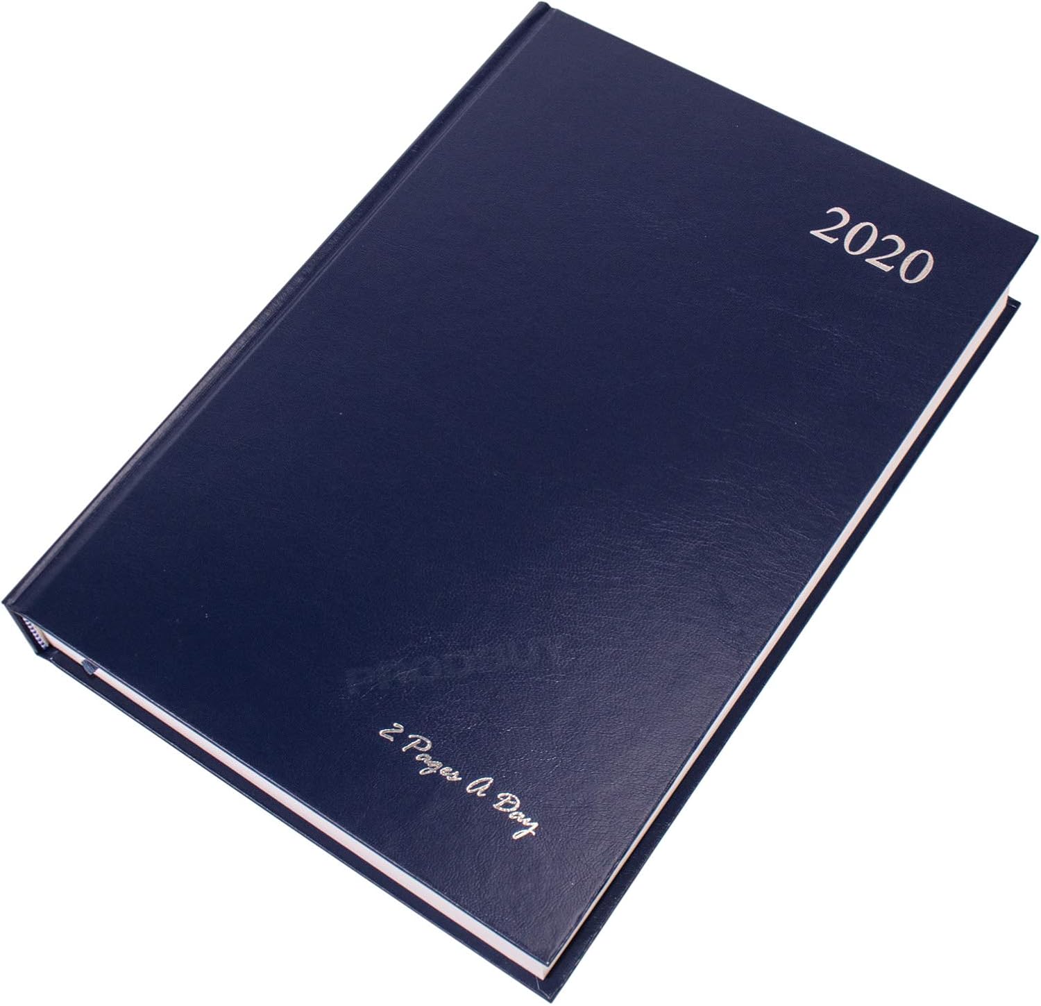 2020 Daily Diary A4 2 Pages A Day (Navy Blue) Amazon.co.uk Office