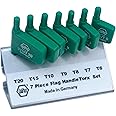 Wiha 37090 Flag Handle Torx Set, 7 Piece