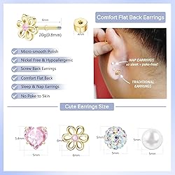 Hypoallergenic Earrings for Girls Toddler Surgical