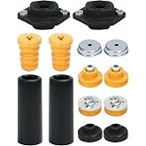 WayJun Rear Upper Lower Shock Mounts Grommets &amp; Bump Stops Kit Compatible with Select BMW E82 E87 E90 E92 128i 135i 323i 325xi 328i 328xi 330i 335i 335d Models Shock Absorber Grommets Bump Stops Kit
