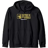 Overwatch 2 Mercy Support Has Arrived Logo Zip Hoodie