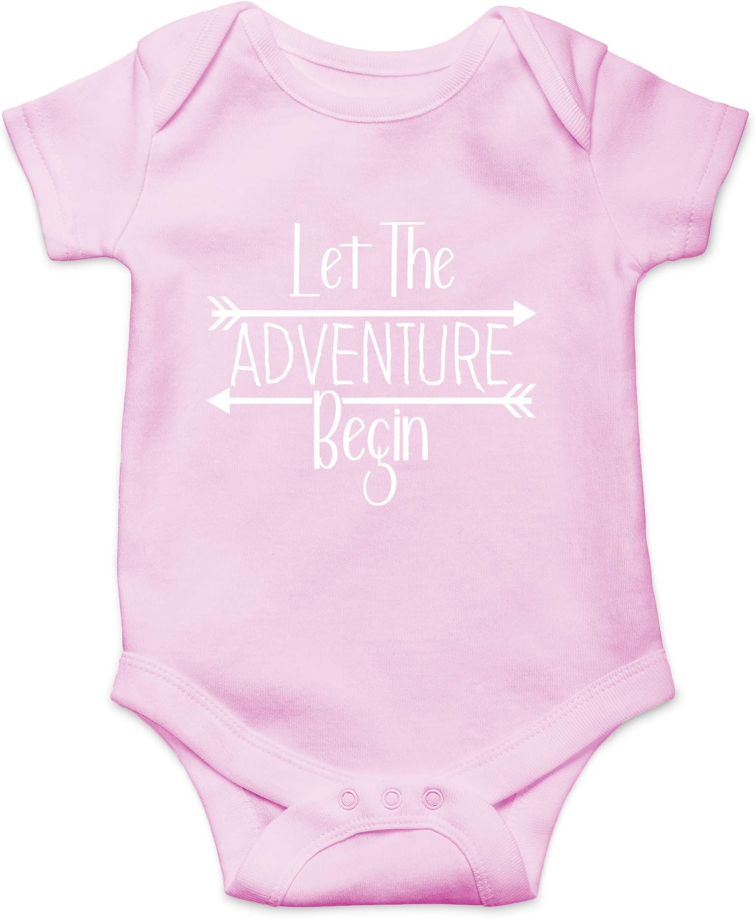 AW FashionsLet The Adventure Begin Baby Bodysuit Newborn Girl Coming Home Outfit Adorable Boy Apparel