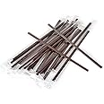 Coffee Stirrers Sticks 400 Individually Wrapped 6.7in，Disposable coffee straw stirring rod，Coffee Straw，Disposable Plastic Drink Stirrer Sticks Health and Safety Three-hole coffee straw